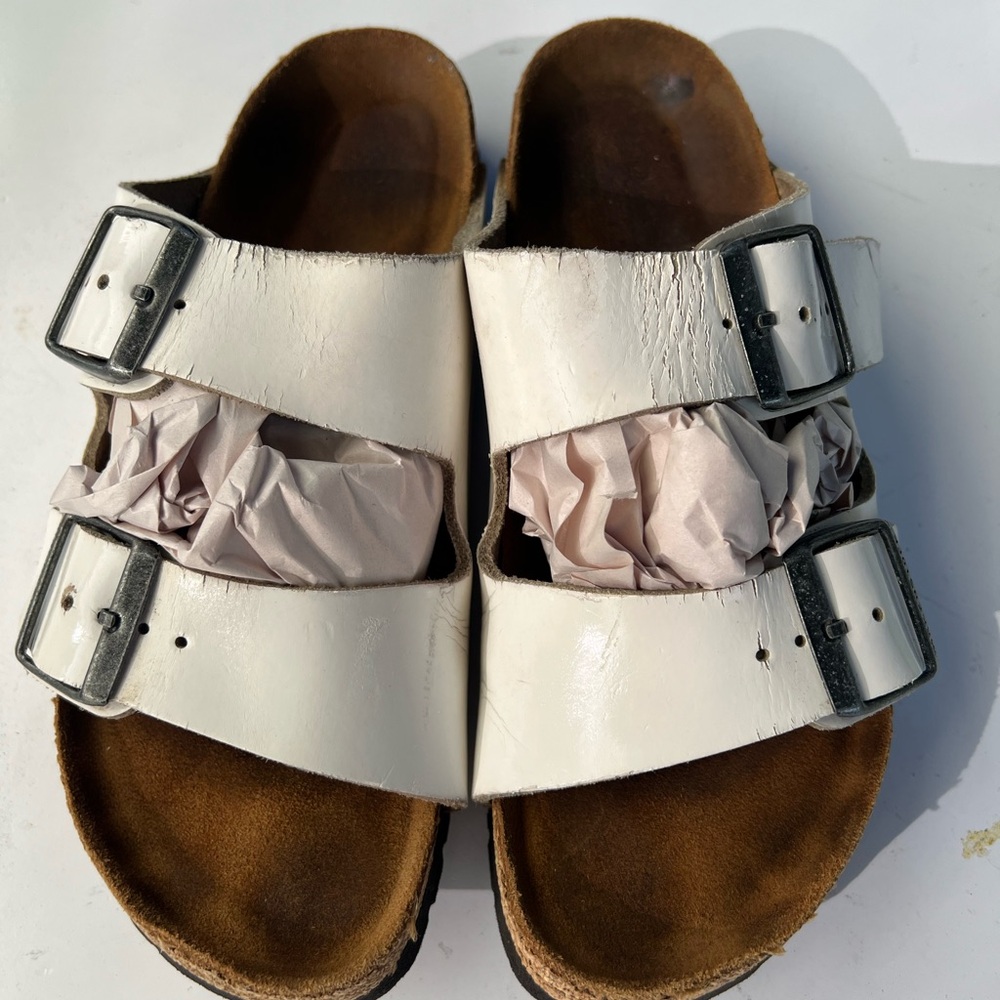 Birkenstock White Sandals